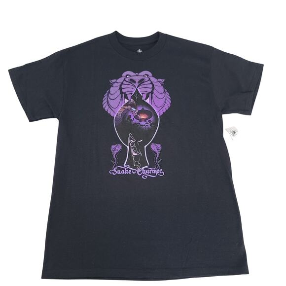 Disney Aladdin Jafar villians "Snake Charmer"  t-shirt in black Size Medium - Picture 3 of 6
